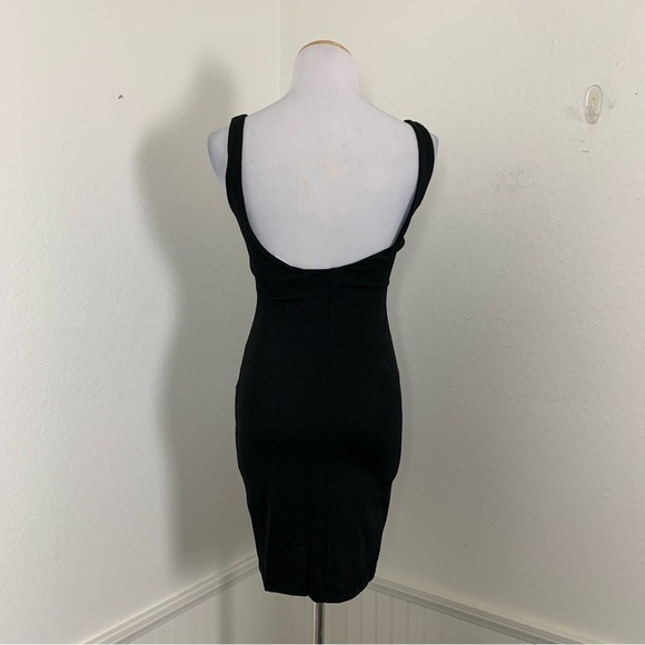 Vintage Moda International 90s Y2K Studded jeweled crystal Bodycon Mini Dress XS - Picture 14 of 16
